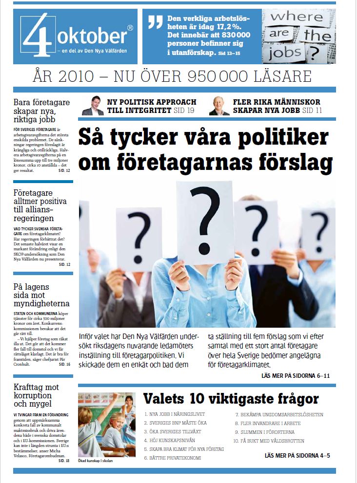 Den Nya Välfärdens tidning 2010