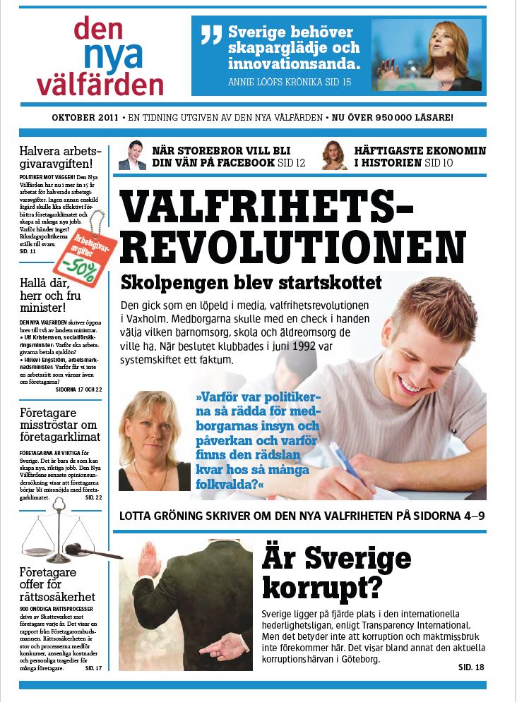 Den Nya Välfärdens tidning 2011