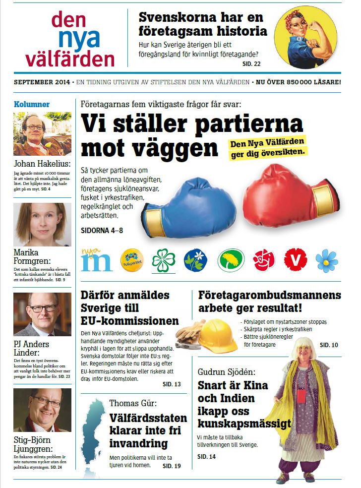 Den Nya Välfärdens tidning 2014