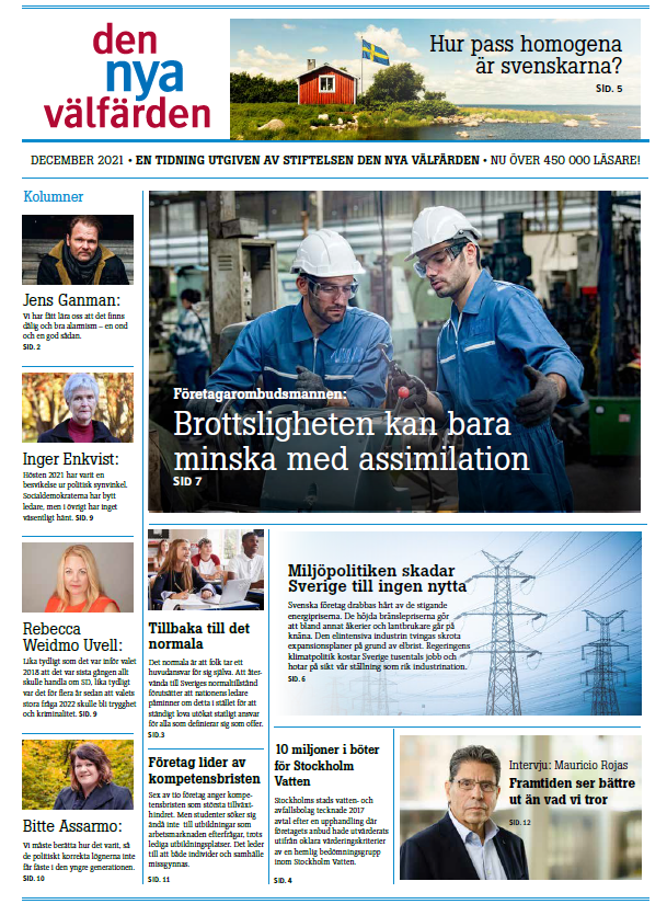 Den Nya Välfärdens tidning 2021